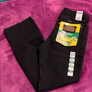 Wrangler 938 Slim Fit Cowboy Cut Black Denim Jeans 29 X 30